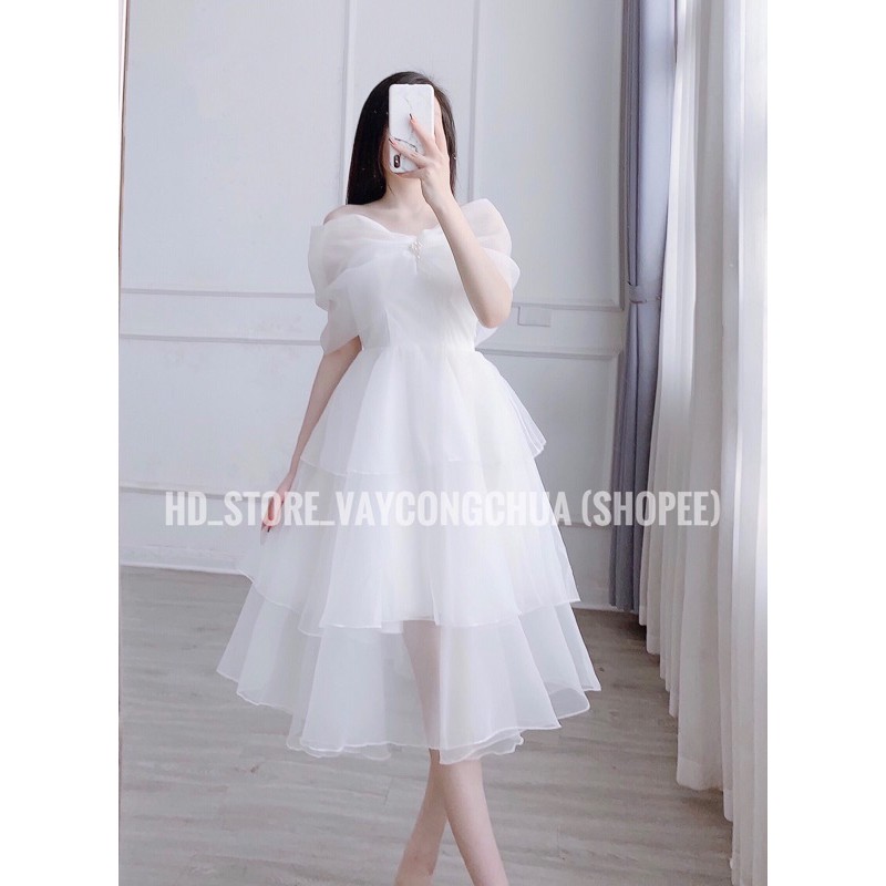 Tiết lộ 30 mẫu váy trắng tiểu thư vừa sang chảnh lại trendy cho nàng tha  hồ lựa  Beaudyvn