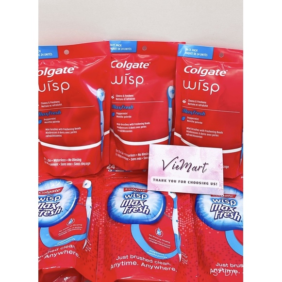 BÀN CHẢI MINI COLGATE WISP DÙNG MỘT LẦN