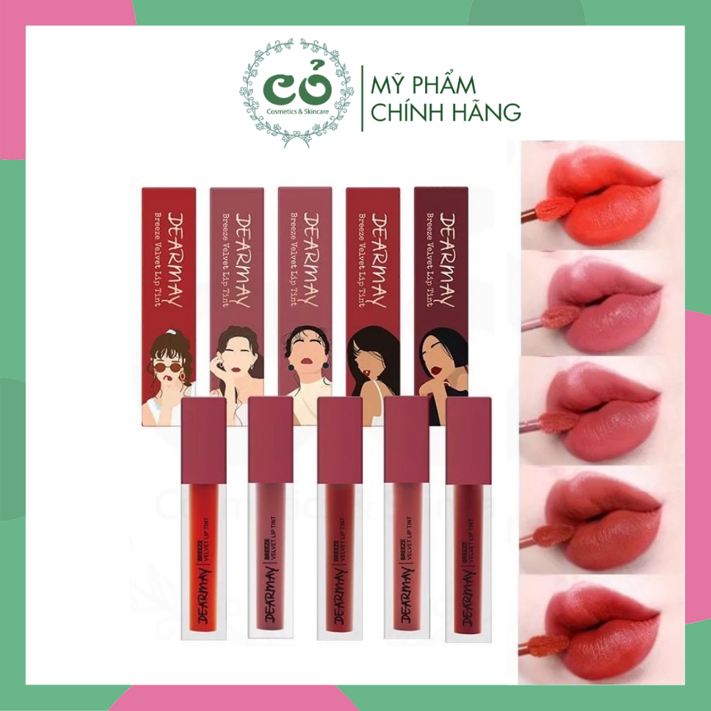 [HCM]Son Kem Lì Dearmay Breeze Velvet Lip Tint