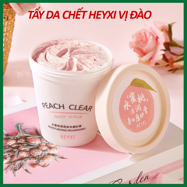 [Hcm]Kem Tẩy Da Chết Body Đào Peach Clear Heyxi Hana Tech Hiệu Quả Sau 5 Ngày Dùng Tẩy Tế Bào Chết Loại Bỏ Da Sạm Màu Cho Làn Da Trắng Hồng Tự Nhiên Giảm Thâm Hiệu Quả - Mỹ Phẩm Nội Địa Trung Hanatech