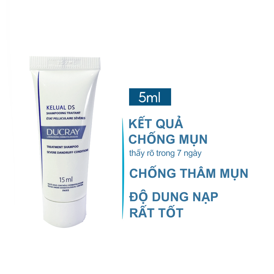 (HB_Gift) Kem ngừa mụn viêm & thâm dành cho da nhờn tổn thương Ducray Keracnyl PP+ Anti-Blemish Crea