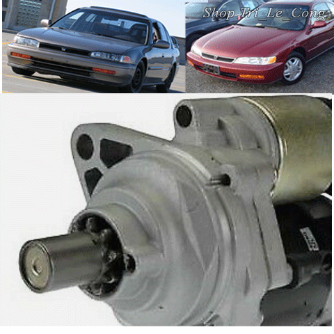 Accord 90-97 Rờ le cóc củ đề mô tơ khởi động bộ chổi quét than Honda 91 92 94 95 96 số sàn tự động c