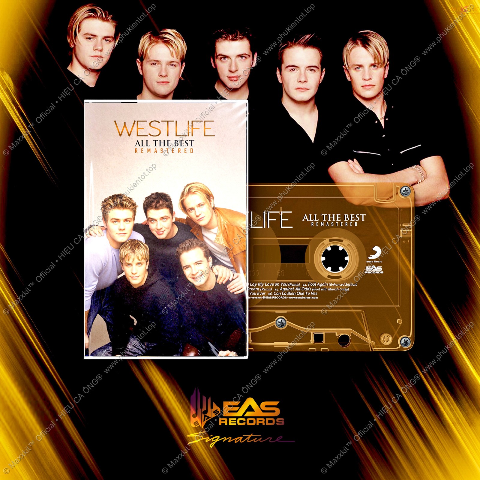 Băng nhạc cassette WESTLIFE - All The Best (Remastered) - EAS Records