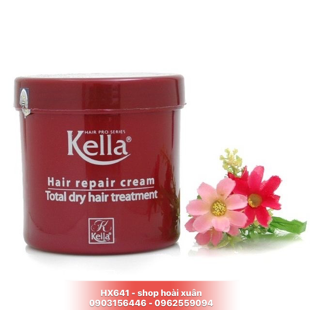 [HCM]Kem Hấp dầu phục hồi tóc hư Kella Total Hair Damaged Treatment 500ml – HX641