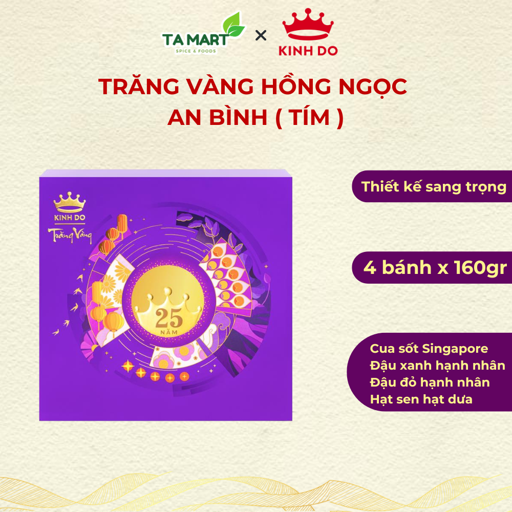 (CHÍNH HÃNG) Bánh Trung Thu Kinh Đô - Bánh Trung Thu Trăng Vàng