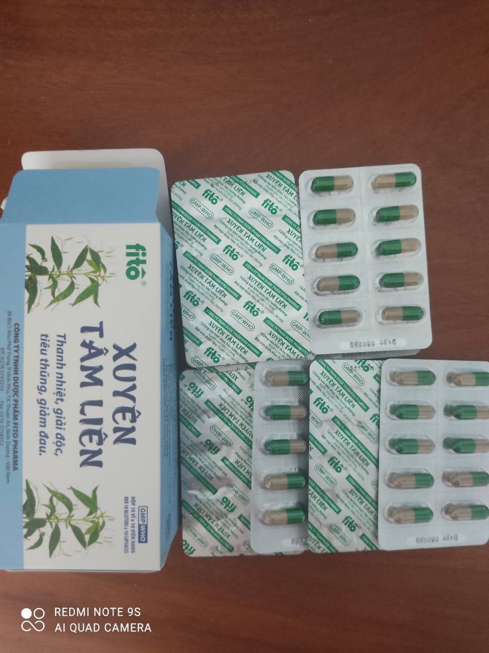 Xuyên Tâm Liên Fito Pharma Hộp 100V