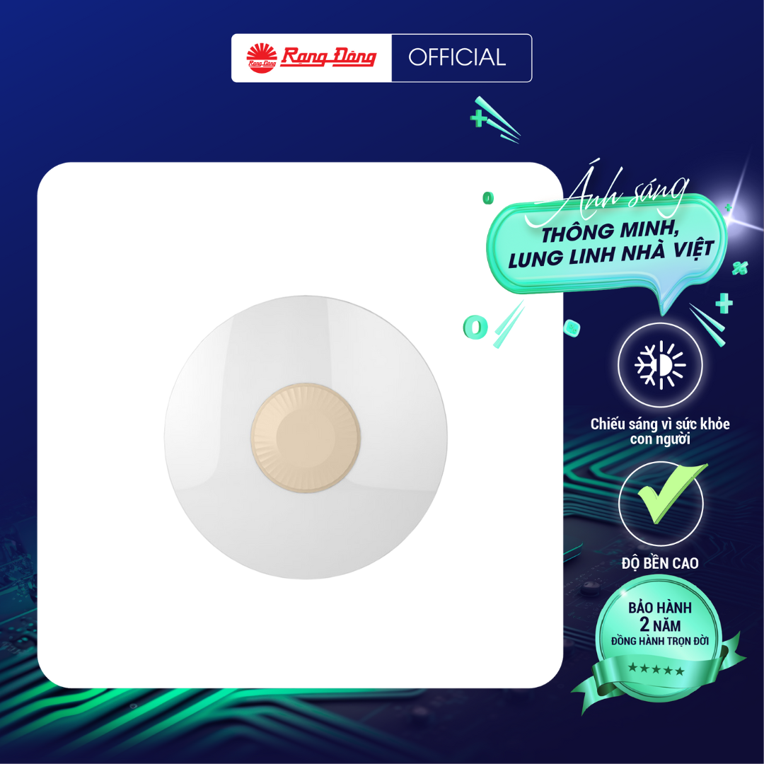 Đèn LED ốp trần đèn trang trí đèn gắn nổi đèn đổi màu - Rạng Đông  Model: LN26 18w 25w 36w (đổi màu)