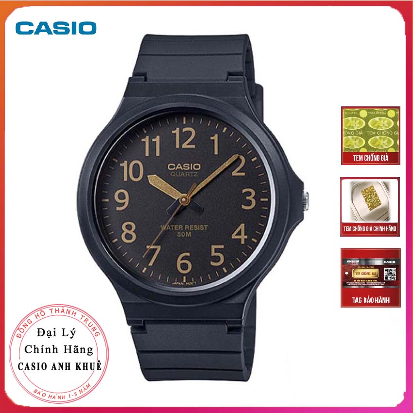 Đồng hồ Nam Casio MW-240-1B2 dây nhựa