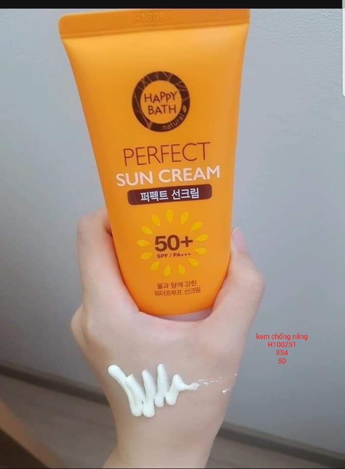 [Hàng Auth] Kem Chống Nắng Happy Bath Perfect Sun Cream 200G Siêu Hot