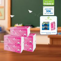 Combo 5 gói Khăn giấy rút Softpack Bless You Alavie 250 tờ