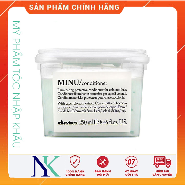 [Hcm]Dầu Xã Bảo Vệ Màu Và Tạo Bóng Minu Davines 250Ml