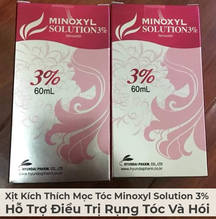 Xịt Tăng Mọc Tóc Minoxyl 3%