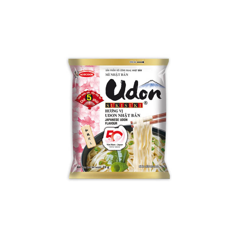 Thùng 24 gói mì Udon Sưki Sưki vị mì Udon Nhật Bản 75g