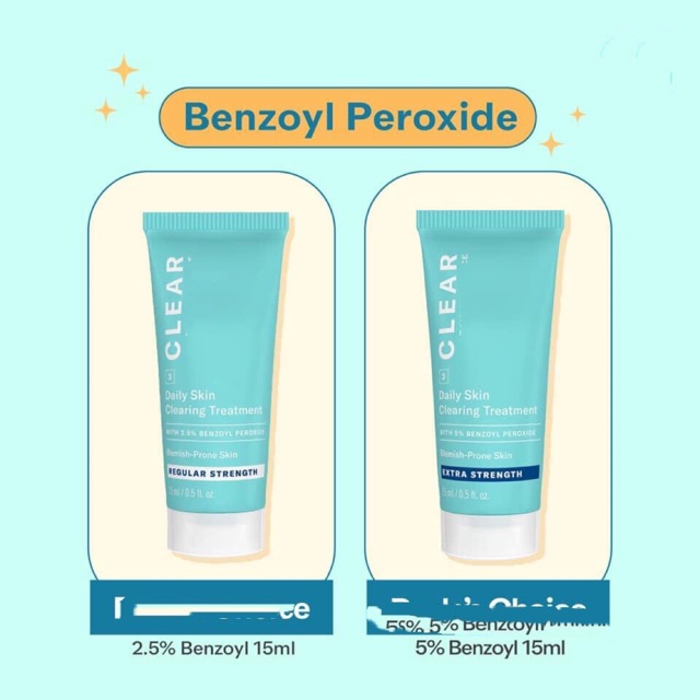 Kem Chấm Mụn Benzoyl Peroxide Clear