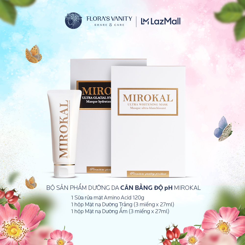 Bộ Sản Phẩm Dưỡng Da Cân Bằng Độ Ph (3 Món) Mirokal Skin Balancing Collection (3 Items)