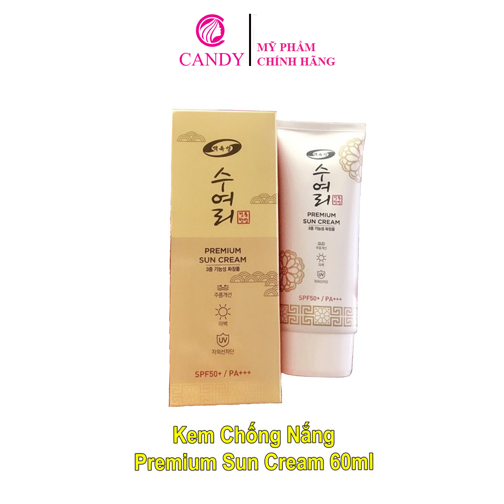 [Hcm]Kem Chống Nắng Quốc Dân Hàn Quốc Premium Sun Cream Dùng Được Cho Mọi Làn Da