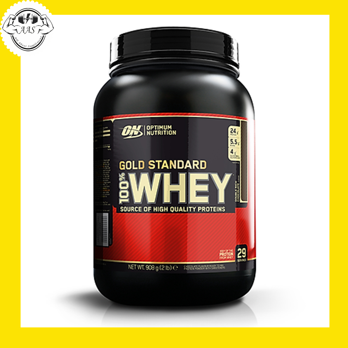 [HCM]WHEY PROTEIN - OPTIMUM NUTRITION - GOLD STANDARD 100% WHEY - 2LBS
