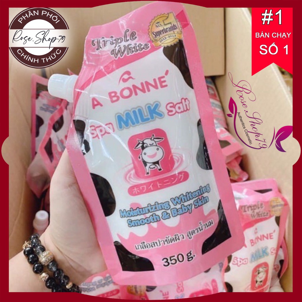 Muối Tắm Trắng Thái Lan Vị Sữa Bò A Bonne Spa Milk Salt Shop Cam Kết 100% Sản Phẩm Chính Hãng Nội Ngoại Nhập Bảo Hành 1 Đổi 1 Nếu Sản Phẩm Lỗi