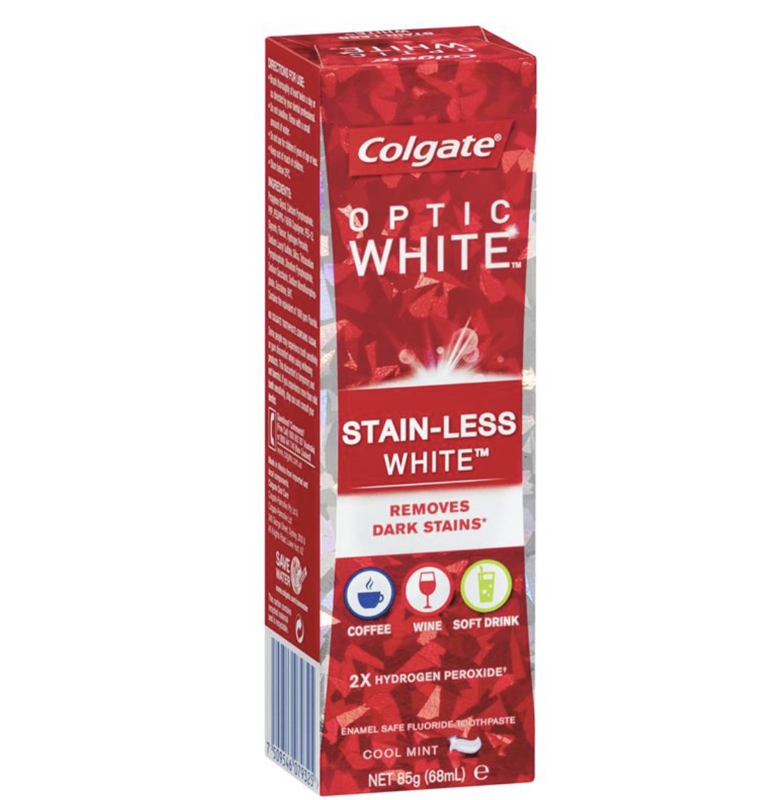 [Hcm]Kem Đánh Răng Colgate Optic White Đánh Bay Mảng Bám Vết Ố Vàng Trên Răng Do Cà Phê Nước Ngọt Có Màu