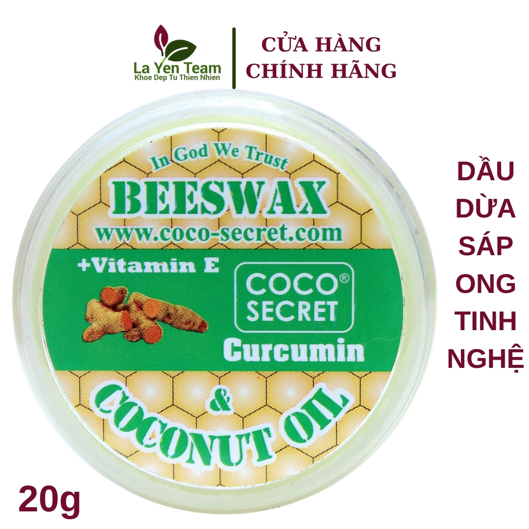 [Hcm]Kem Dưỡng Da Tinh Dầu Dừa Sáp Ong Tinh Chất Nghệ Coco Secret 20G