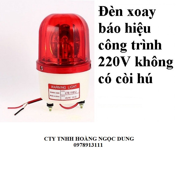 ĐÈN QUAY CẢNH BÁO CÔNG TRƯỜNG CÓ CÒI & KHÔNG CÒI. ĐÈN CẢNH BÁO XOAY CÓ CÒI 220V. ĐÈN XOAY CÓ CÒI BÁO