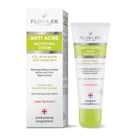 Kem Dưỡng Ẩm Và Kiểm Soát Dầu Floslek Anti Acne Mattifying Cream