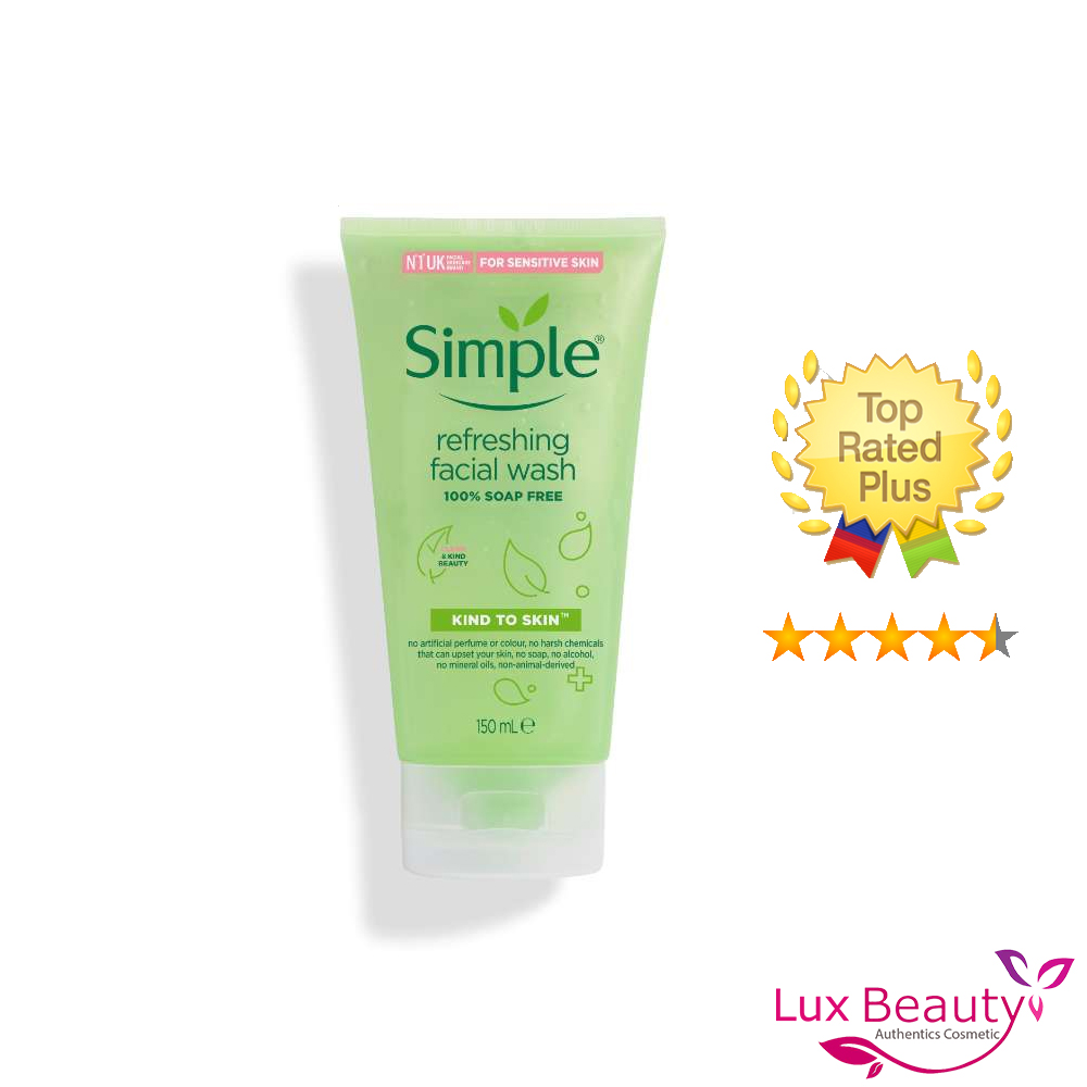 Sữa Rửa Mặt Simple Kind To Skin Refreshing Facial Wash Gel Sữa Rửa Mặt Simple Kind To Skin Refreshing Facial Wash Gel