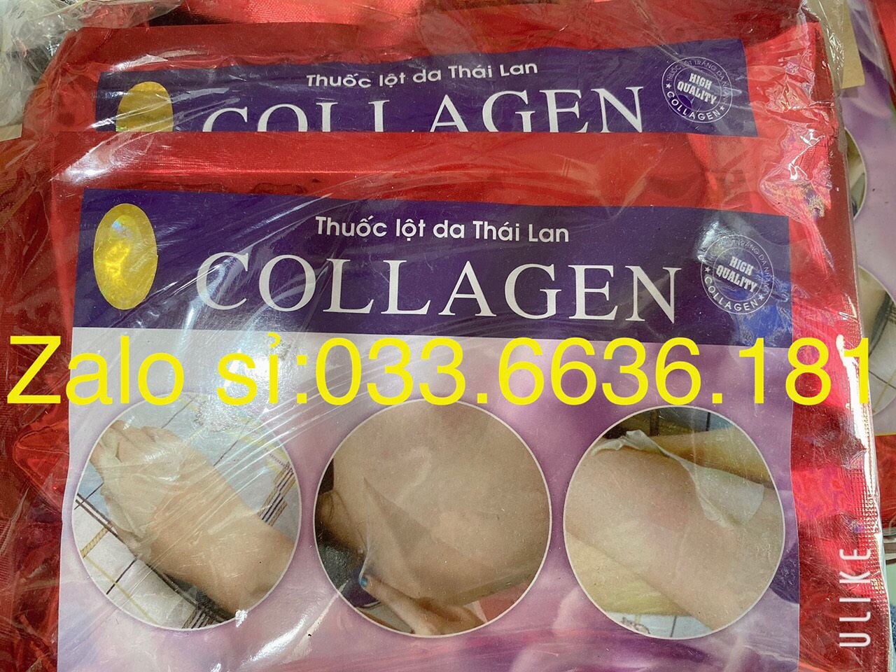 Thuốc Lột Da Thái Lan Collagen Dạng Bịch