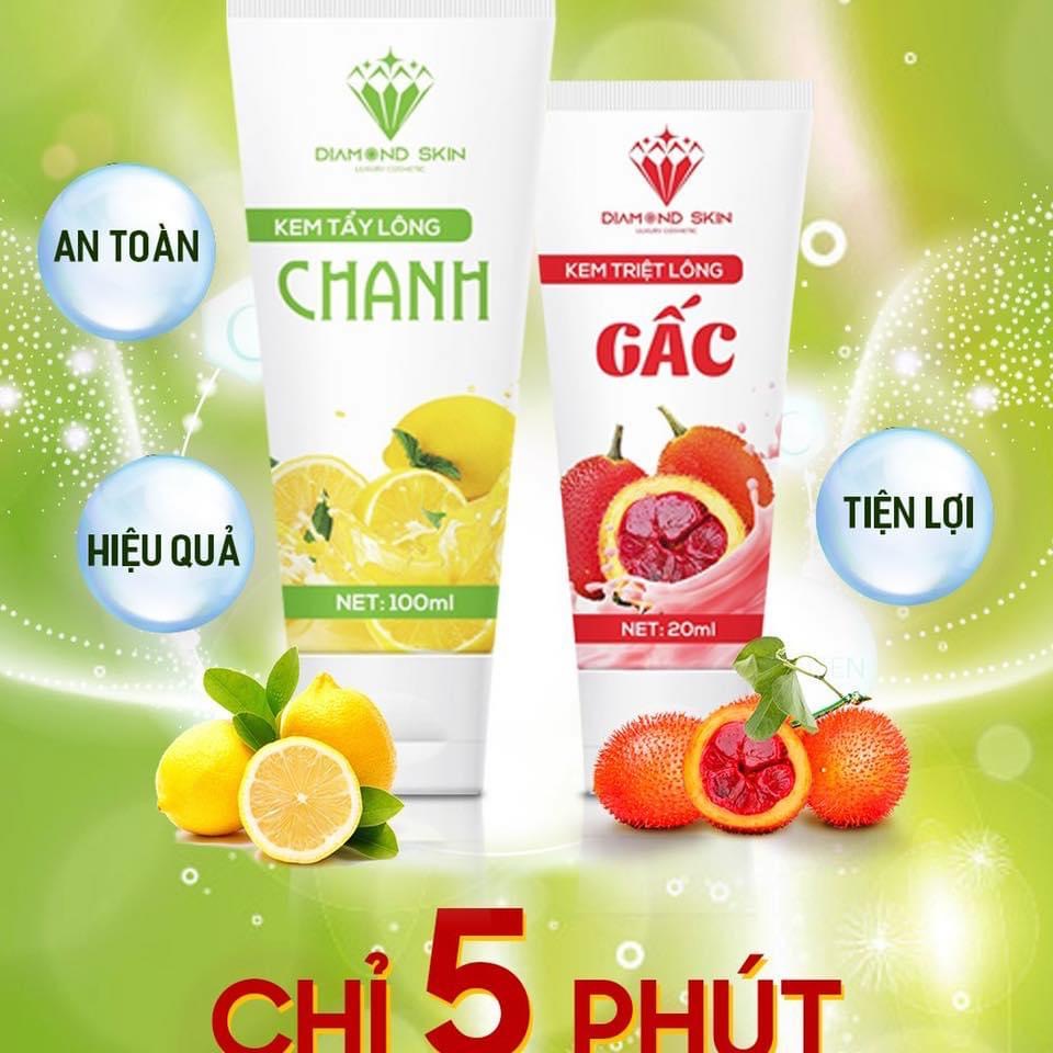 kem Tẩy lông Chanh Gấc  Triệt Lông Vĩnh Viễn