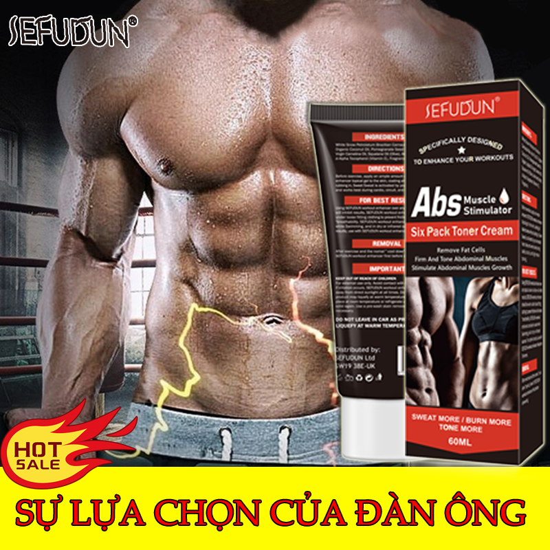 3Lọ Trở Thành Nam Thần*Sefudun Kem Tan Mỡ Bụng 60G Tăng Tốc Đốt Cháy Mỡ Thừa An Toàn Không Tác Dụng Phụ Bôi Trước Khi Tập Nửa Tiếng = Tập 2 Tiếng Nam Nữ Đều Dùng Được(Kem Làm Săn Cơ Nam. Đốt Cháy Mỡ Bụng .Kem Tan Mỡ Bụng Nam )