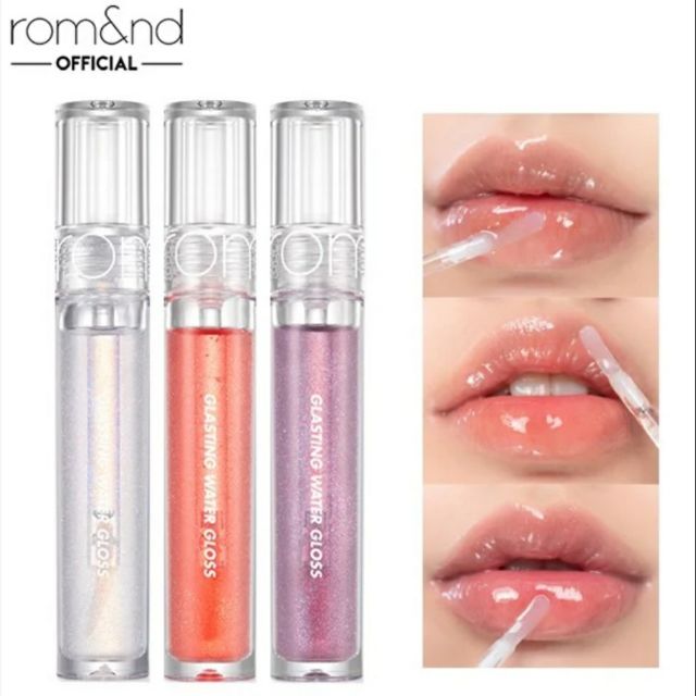 Son Tint Bóng Cho Đôi Môi Căng Mọng Mịn Mượt Romand Glasting Water Gloss 4.5g