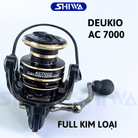 Máy Câu Cá DEUKIO AC Máy Câu Cá Full Kim Loại Đủ Size 2000/3000/4000/5000/6000/7000 -  Đồ Câu Shiwa