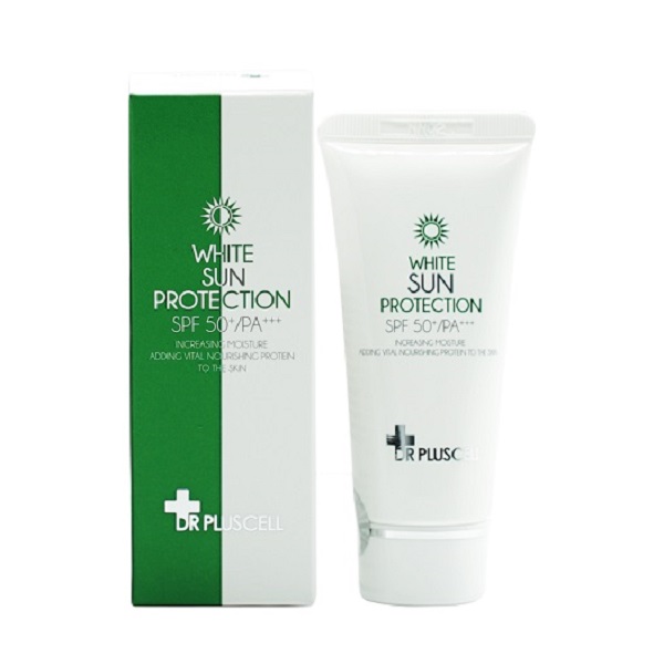 Kem Chống Nắng Absolute Sun Cream Dr Pluscell Size Nhỏ - White Sun Protection