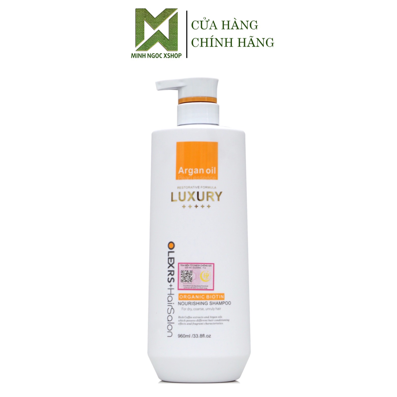 Dầu gội xả phục hồi chống rụng tóc Olexrs Hair Salon Luxury 960ML mùi mớ