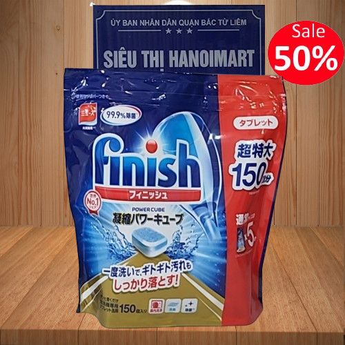 Viên rửa bát Finish Classic 90 tabs 100 viên rửa bát finish all in one 1 Hương Chanh 10 in 1 110 V