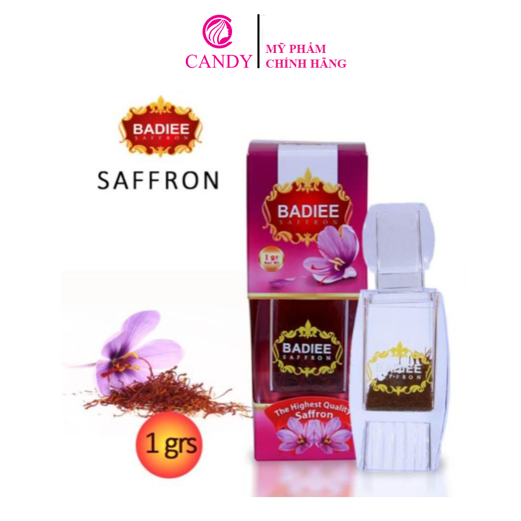 [Hcm]Nhụy Hoa Nghệ Tây Saffron Badiee Iran Chính Hãng (Hộp 1Gr)