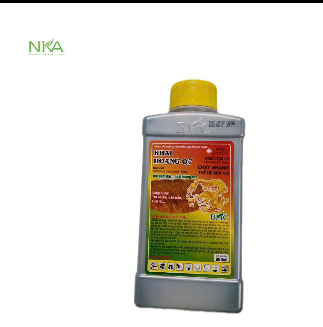 KHAI HOANG Q7 150SL  900ml_  trừ cỏ sinh học
