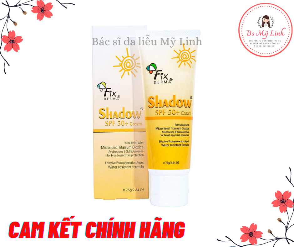[TEM CÔNG TY] KEM CHỐNG NẮNG FIXDERMA SHADOW 50+
