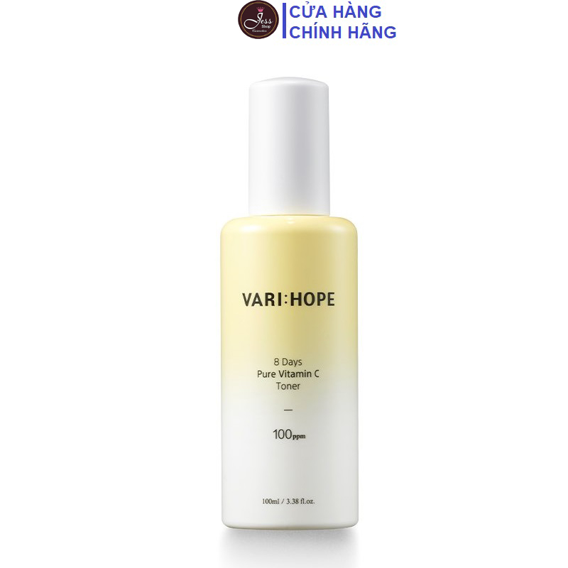 Nước Hoa Hồng Làm Sáng Da Varihope 8 Days Pure Vitamin C Toner 100Ml