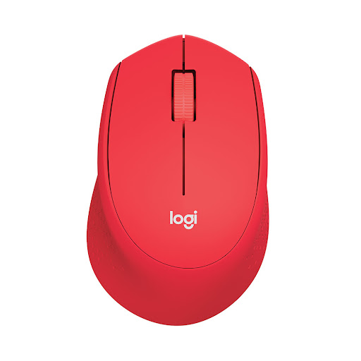 Chuột máy tính không dây Logitech M331 Silent Plus (Đen/Đỏ/Xanh dương) - Bảo hành 12 tháng