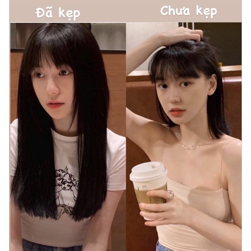 Tóc giả nữ ❤️FREESHIP❤️TÓC giả kẹp thẳng dải 6 phím Tóc giả nữ ❤️FREESHIP❤️TÓC giả kẹp thẳng dải 6 phím