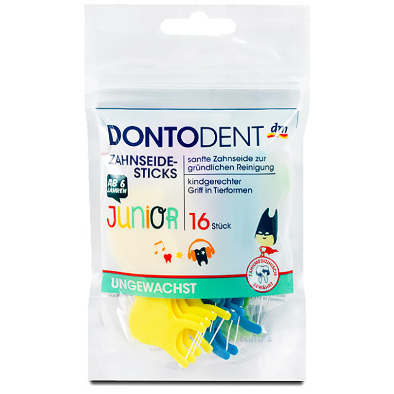 Chỉ Xỉa Răng Có Cán Dontodent Junior 6 32 Cái