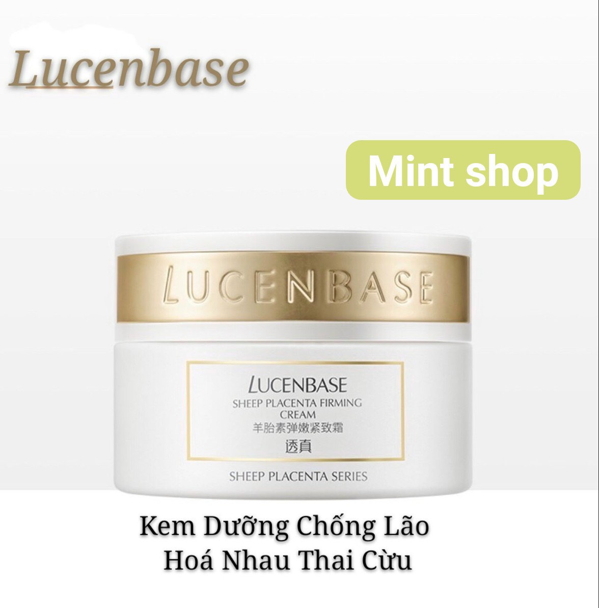 [Hcm]Lucenbase Kem Cừu Trẻ Hoá Căng Mịn Da