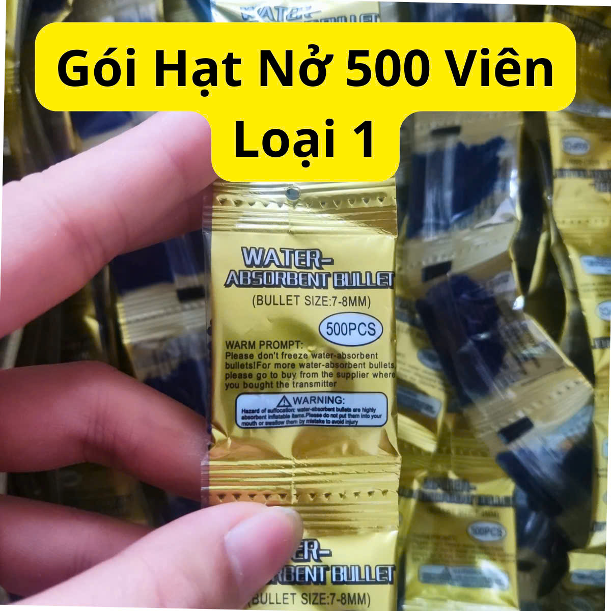 Hạt Nở Gói 500 Viên Hạt Nở 7-8 mm Đồ Chơi Trang Trí Nhà Cửa Dao Cà Rốt Thạch Vô Tri Súng Vô Tri Giá 