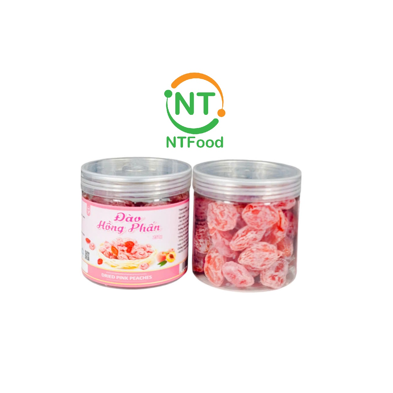 Mứt Đào Hồng Phấn NTFood hũ 500gr - Nhất Tín Food