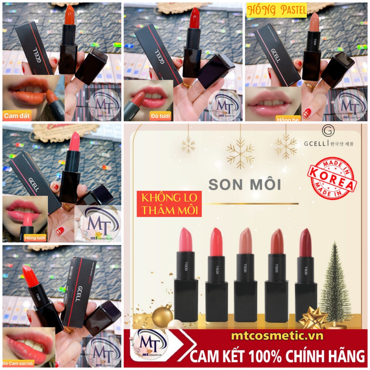 Son Mềm Mượt Môi Magic Kiss - Son Lì Có Độ Bám Tốt Màu Sắc Cực Đẹp Giúp Làn Môi Luôn Căng Mọng Không Lo Thâm Môi - Hàn Quốc