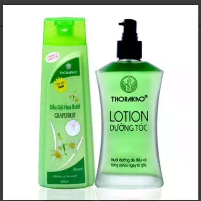 [Hcm]Bộ Đôi Hoàn Hảo: Lotion Dưỡng Tóc 120Ml - Dầu Gội Hoa Bưởi 400Ml