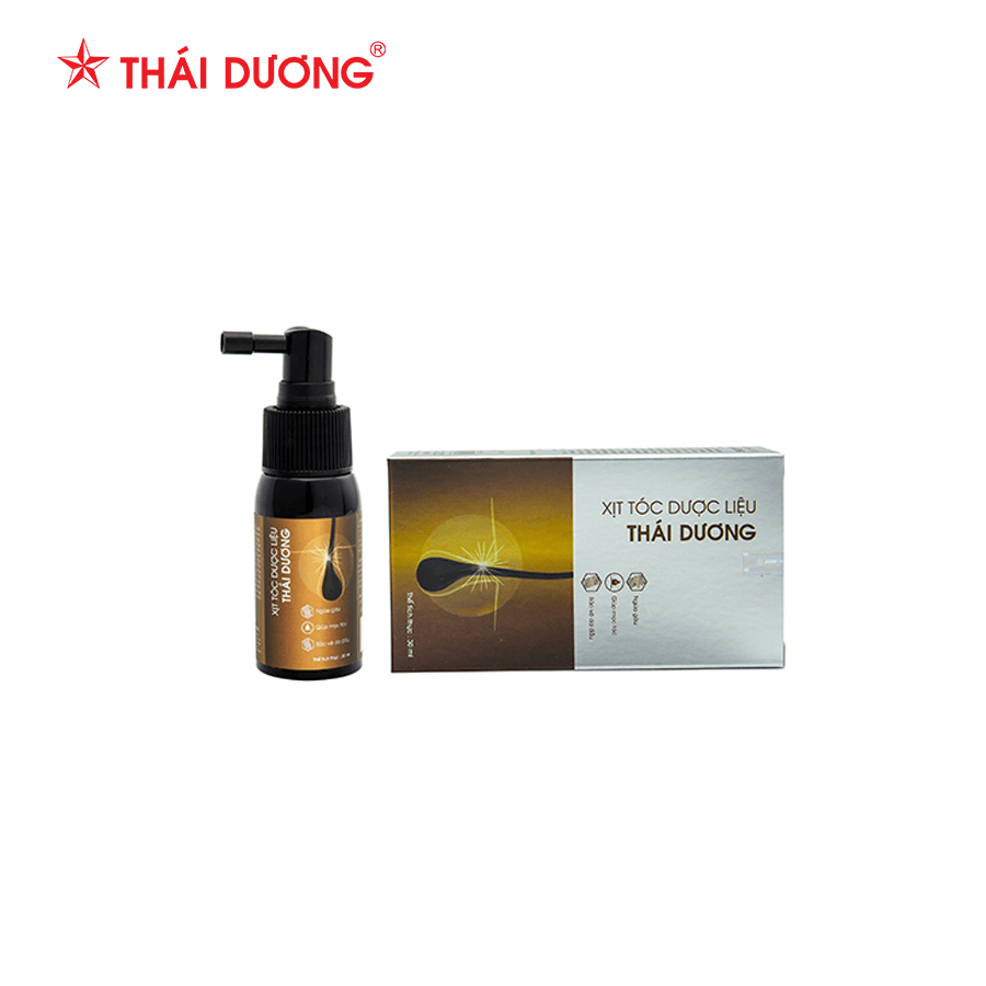 Xịt Tóc Dược Liệu Thái Dương Lọ 30Ml [Chính Hãng]