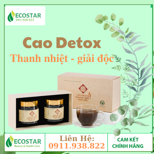 Cao Detox Thanh Nhiệt - Giải Độc Chính Hãng Ghb