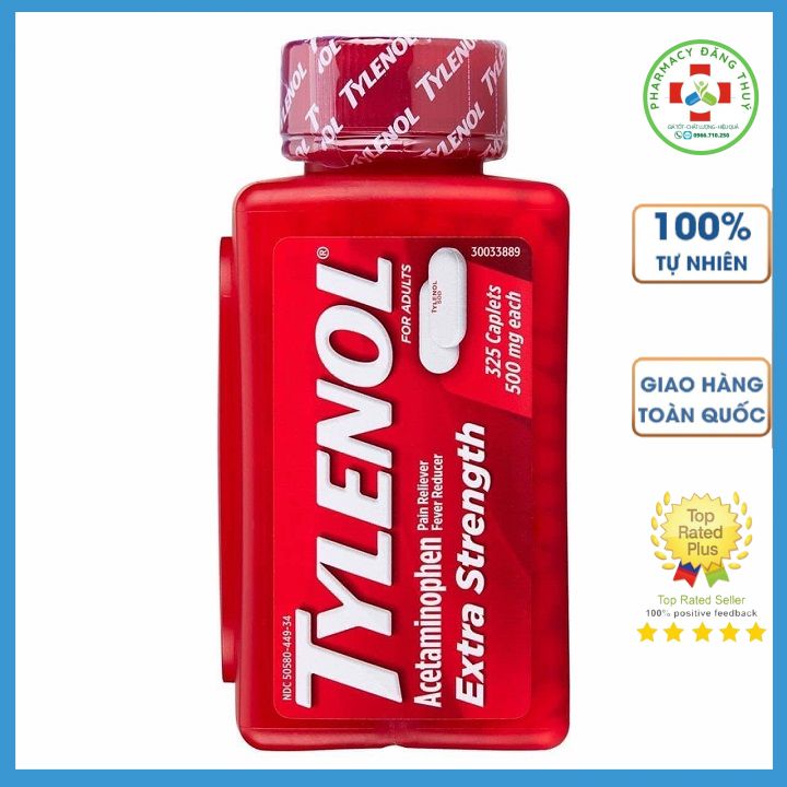 Viên Uống H.ạ S.ố.t Týlênol 325 Viên 500Mg